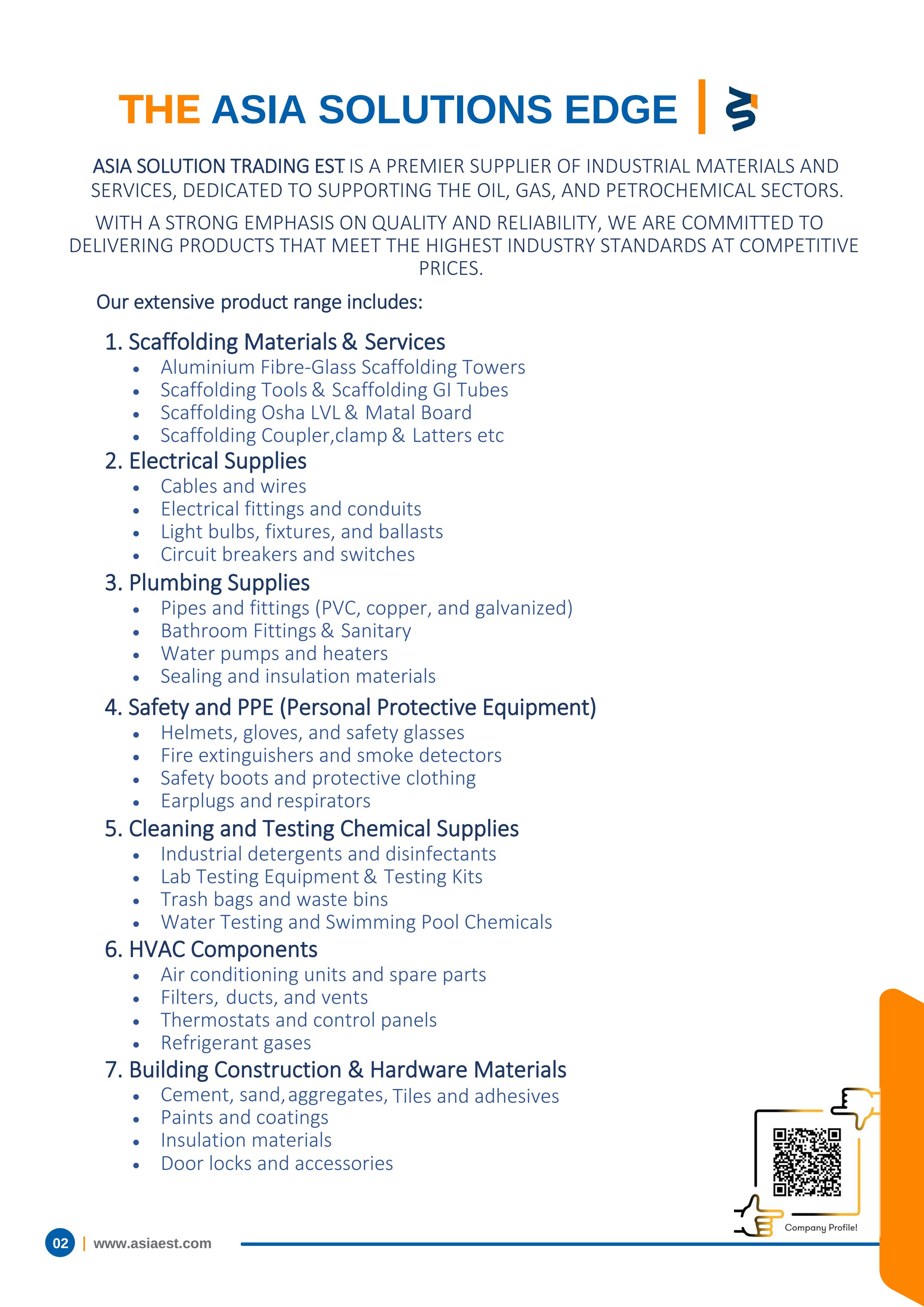 ASIA SOLUTIONS TRADING EST. 2025